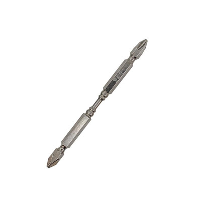 

Double cross-clip cross wind head anti-slip magnetic magnetic strong mouth electric screwdriver 65mm cross bit Batch C set
