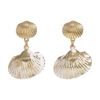 

Bohemian Real Sea Shell Drop Earrings for Women Handmade Dangle Earrings Party wedding Jewelry Statement Earrings