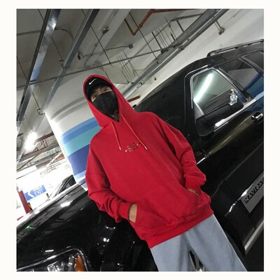

Sweater mens hooded super fire spring&autumn trend Harajuku loose port wind student 2018