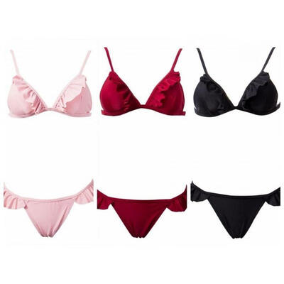 

Hot Summer Womens Push-up Padded Bra Bikini Set Swimsuit Swimwear Beachwear