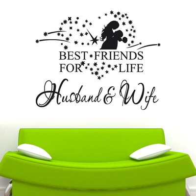 

Siaonvr Happy Wedding PVC Sticker Wall Sticker Living Room Decoration
