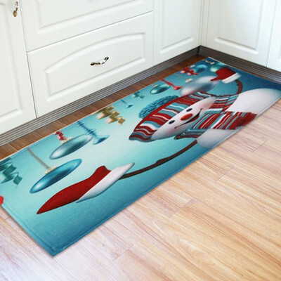 

〖Follure〗Christmas Floor Entrance Door Bathroom Mat Indoor Bathtub Carpet Doormats Decor
