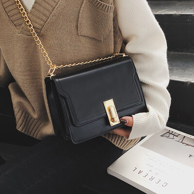 

Net red hook bag texture chain shoulder bag casual Messenger small bag female 2019 new wave Korean version of the Messenger bag