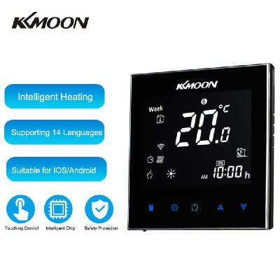 

KKmoon Digital Water Heating Thermostat 7-Day Programmable with WiFi Connection & Voice Control Energy Saving AC 95-240V 5A Touchi