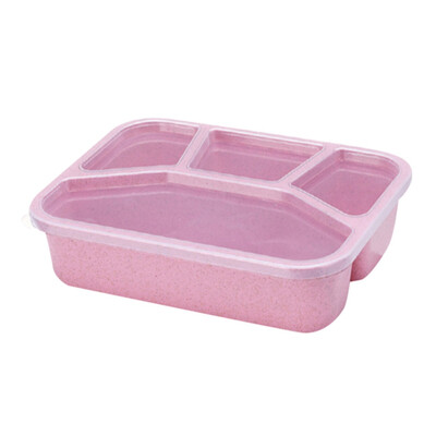 

Wheat Straw Lunch Box Food Fruit Container Storage Box For Children Adults School Office Picnic Portable Bento Boxes