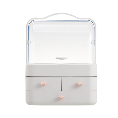 

Gobestart Dust-Proof Desktop Drawer Dresser Rack Portable Cosmetic Storage Box