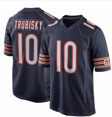 

52 Khalil Mack 10 Mitchell Trubisky Chicago Bears Jersey 58 Roquan Smith Anthony Miller Cohen 34 Payton 24 Howard 54 Urlacher 12 R