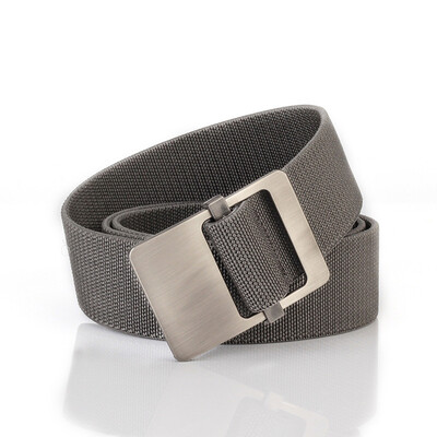 

New elastic force canvas belt fashion easy&convenient Alloy buckle Men belt casual simple Men outdoor cowboy belt