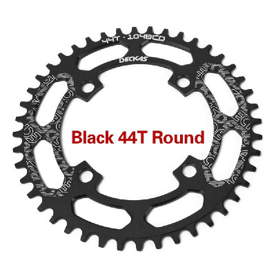 

Bike Narrow Wide Chain Ring 104 BCD Crankset Single Chainring Bike Round Chain Rings 40T 44T 46T 48T 50T 52T