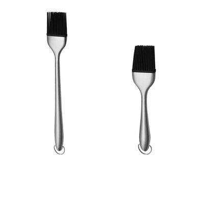 

Stainless Steel Handle with Silicone Brush Barbecue Grill Tools for BBQ Meat Grill Cakes Pastries
