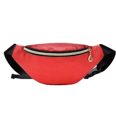 

Fashion Solid Color Zipper Fanny Pack Women Crossbody Shoulder Chest Waist Bag