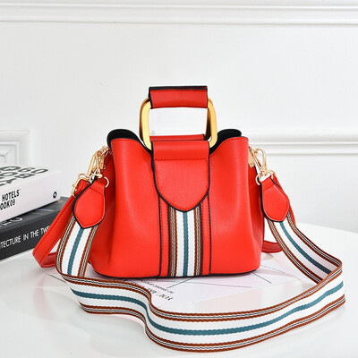 

Bag womens bag new style Korean one-shoulder one-shoulder simple one-to-one womens bucket bag