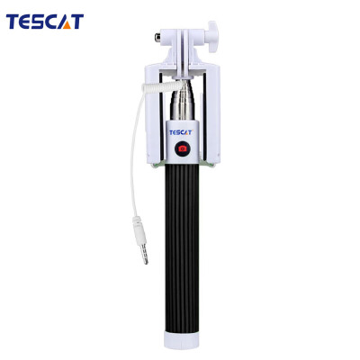 

TESCAT TS900 Wire Shaft Telescoping Extending Selfie Monopod Stick Holder Remote Button with Clip 8"-36" for iPhone 4S 5 5S 5C 6 6