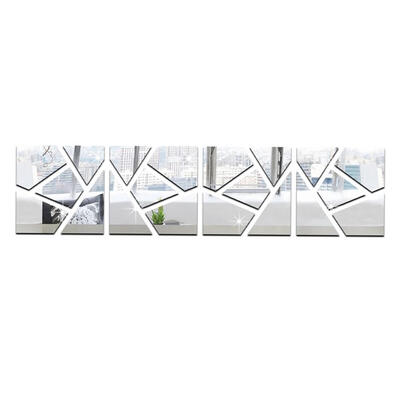 

Eco-Friendly Acrylic Mirror Wall Stickers DIY Home Background Decor