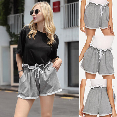 

Tailored Womens Summer Solid Color High Waist Slim Shorts Sports Pants Casual Shorts