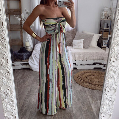 

Women Ladies Clubwear Summer Playsuit Jumpsuit Romper Long Pants Party Trousers