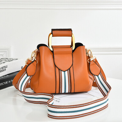 

Bag womens bag new style Korean one-shoulder one-shoulder simple one-to-one womens bucket bag