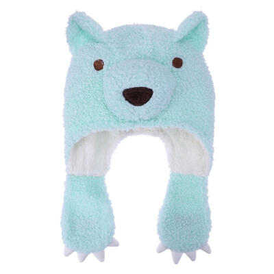 

Fashion Winter Caps Warm Cartoon Bear Thick Baby Ear Protectors Hat Beanie