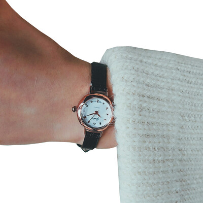 

TTop Brand Womens Watches Fashion Leather thin WristWatch Women Ladies Watch Clock Mujer Bayan Kol Saati Montre Feminino