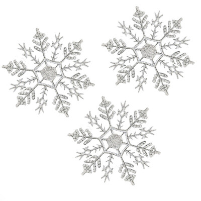 

Toponeto Snowflake Glitter Christmas Xmas Hanging Tree Frozen Decorations