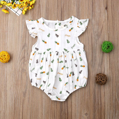 

Cute Newborn Baby Girls Romper Bodysuit Jumpsuit Summer Clothes Outfits