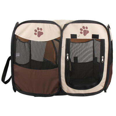 

Portable Folding Pets Dog Tent House Cage Puppy Dogs Outdoor Kennel Fence