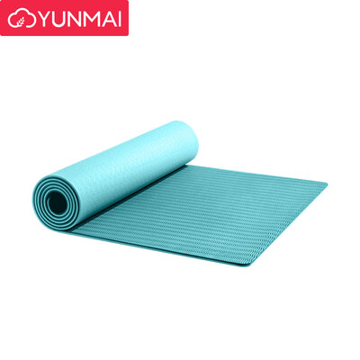 

Yunmai YUNMAI yoga mat for men&women beginners sports fitness mat tpe green double-sided non-slip long thickening to send portable backpack dark green