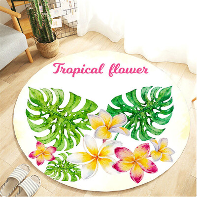 

〖Follure〗Botany Elements Blanket Round Bathroom carpet 55cm