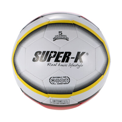 

Super-K Football Soccer Ball Size 5 PVC Football Training Balls Machine Sewn PVC Soccer Kids Soccer Ball Training Soccer Ball Stre