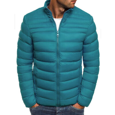 

Gobestart Mens Autumn Winter Zipper Warm Down Jacket Packable Light Top Quality Coat