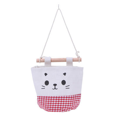 

Fabric Cotton&Linen Pocket Wall Door Closet Hanging Storage Bag Case