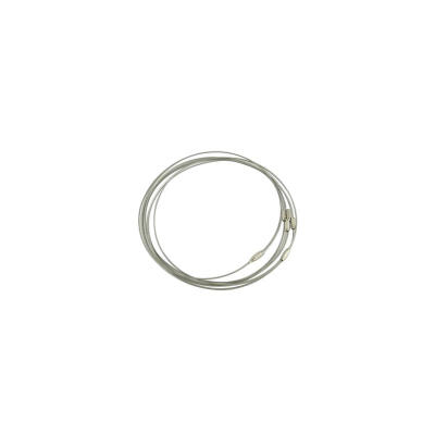 

Steel Wire Bracelet Making with Alloy Clasp Gray Size about 1mm thick 62mm inner diameter