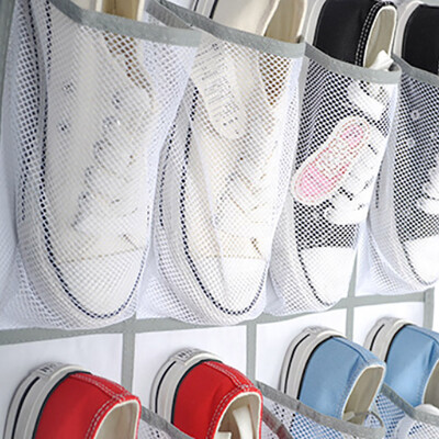 

Gobestart 24 Pocket Shoe Space Door Hanging Organizer Rack Wall Bag Storage Closet Holder
