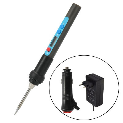 

Digital Adjustable Temperature Unleaded Electric Soldering Iron Set with Adaptor&Car-specific Plug High Precision Soldering Ir