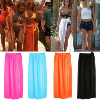 

UK Sexy Women Beach Bikini Cover up Swim Skirt Wrap Sarong Beachwear Cover Dress