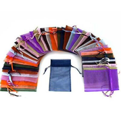 

Sheer Organza Bags Jewelry Pouch Gift Packaging Bag Candy Bag for Wedding Party