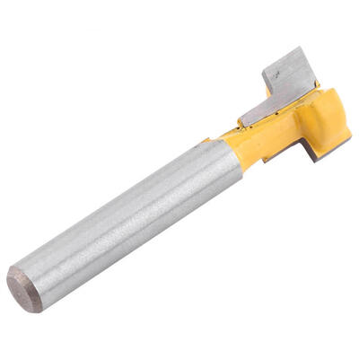 

Greensen 2pcs Yellow T-Slot Cutter Router Bit for 38 & 12 Cutting Edge 14 Shank