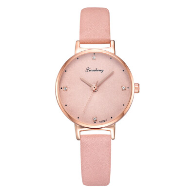 

Fashion watch new pu strap quartz watch trend simple wild ladies watch