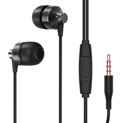 

99 Metal In-Ear Headphones Universal Metal Wired Control In-ear Portable Durable Sport Waterproof Earphones