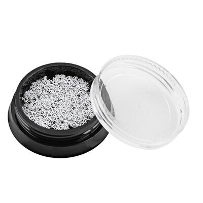 

1bottle 3D Ultrathin Snowflake Metal Alloy DIY Nail Art Sequins Tips Decor