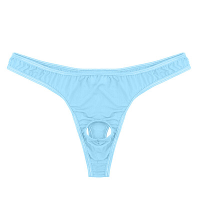

Toponeto Mens Lingerie Micro Thong Bikini Front Hole Underwear G-string Underpants