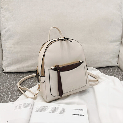 

Summer new texture small bag female 2019 new Korean version of the wild fashion portable student bag backpack