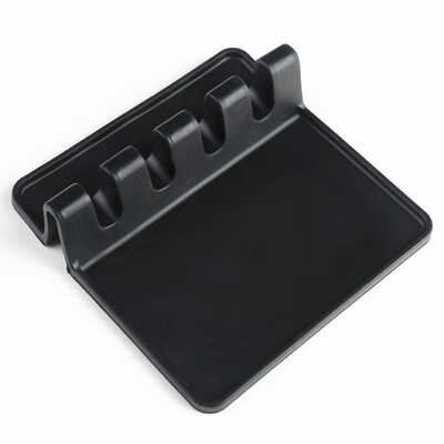 

Kitchen Utensil Silicone Soup Spoon Holder Holder Heat Resistant Spatula Pad