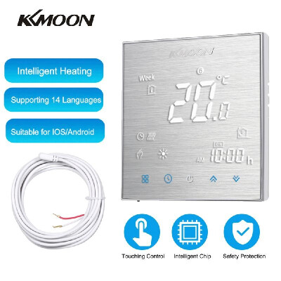 

KKmoon Digital Underfloor Heating Thermostat for Electric Heating System Floor & Air Sensor with WiFi Connection & Voice Control E