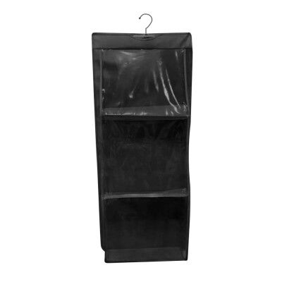 

Hanging Closet Organizer Clear Foldable Handbag Purse Storage Bag 35Inx14In