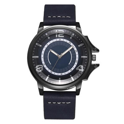 

Men Leather Watch Business Male Clock Quartz Fashion Casual Wrist Watches
