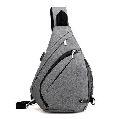 

USB Charge Men Women Chest Bag Sling Bag Shoulder Satchel Crossbody Bag