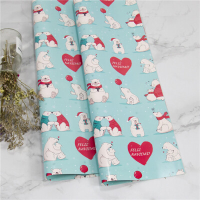 

Tailored 3PCS Christmas Wrapping Paper Gift Present Tree Santa Wrap Decorative Xmas Part