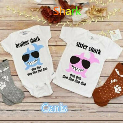 

UK Sale Newborn Kid Baby Little Brother Big Sister Romper T-shirt Outfit Clothes