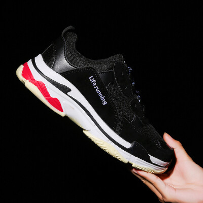 

2019 autumn ins old shoes mens casual sports running shoes Korean version of the mesh breathable men&women trend shoes